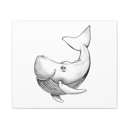 The Whale Matte Canvas, Stretched, 1.25"